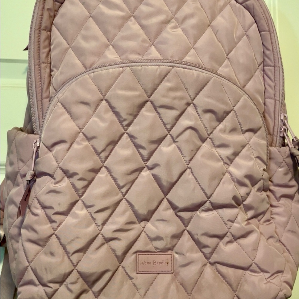 Vera Bradley Pink Quilted Backpack